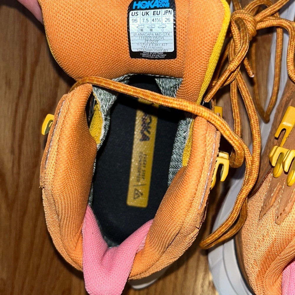 Woman’s Hoka Anacapa Gore-Tex Hiker Sneaker Size 9 NEW - Picture 13 of 15